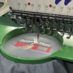 Details: Duckwall Fruit Logo Embroidery
Process: 6” embroidered work wear
Product: Soft Shell Jacket